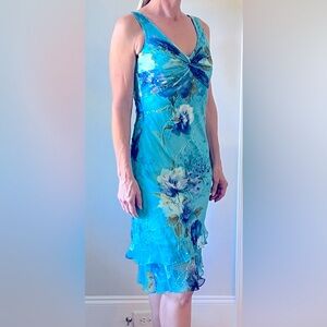 Morrell Maxie Gorgeous Bodycon Ruffle Bottom Sequin Embellished Dress